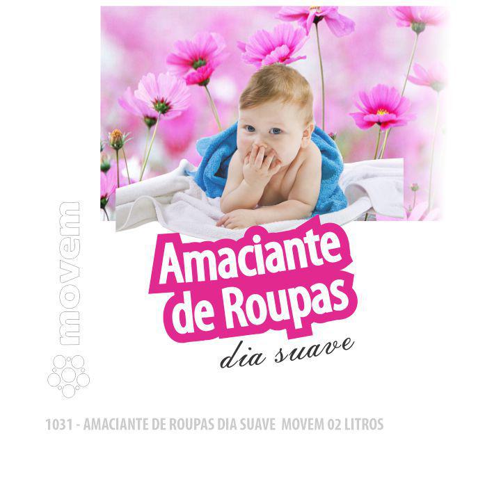 1031-PP-Q1 - Amaciante de Roupas Dia Suave Movem 02 Litros