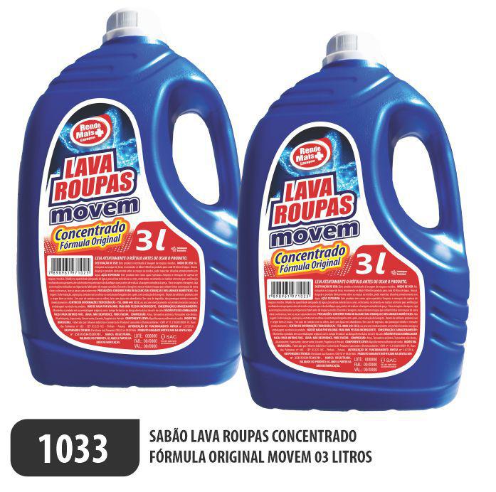 Sabão Lava Roupas Movem Fórmula Original - Ref. 1033