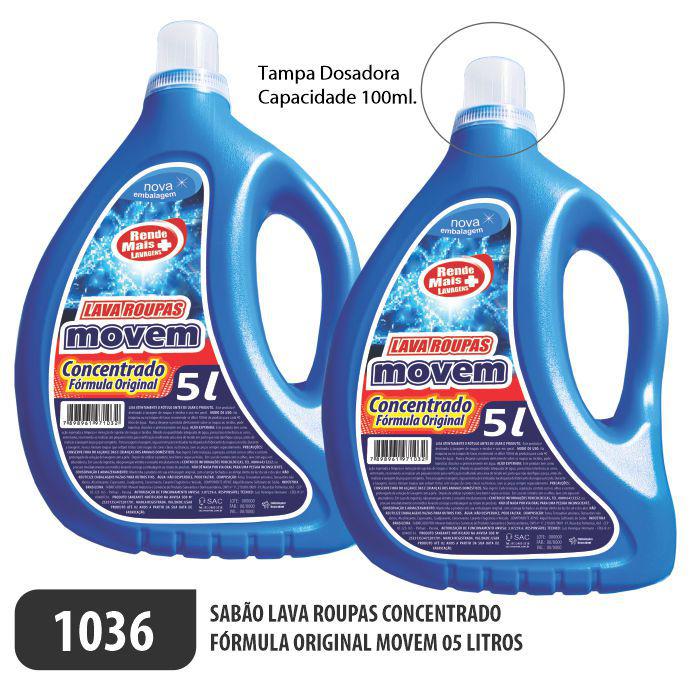 Sabão Lava Roupas Movem Fórmula Original - Ref. 1036