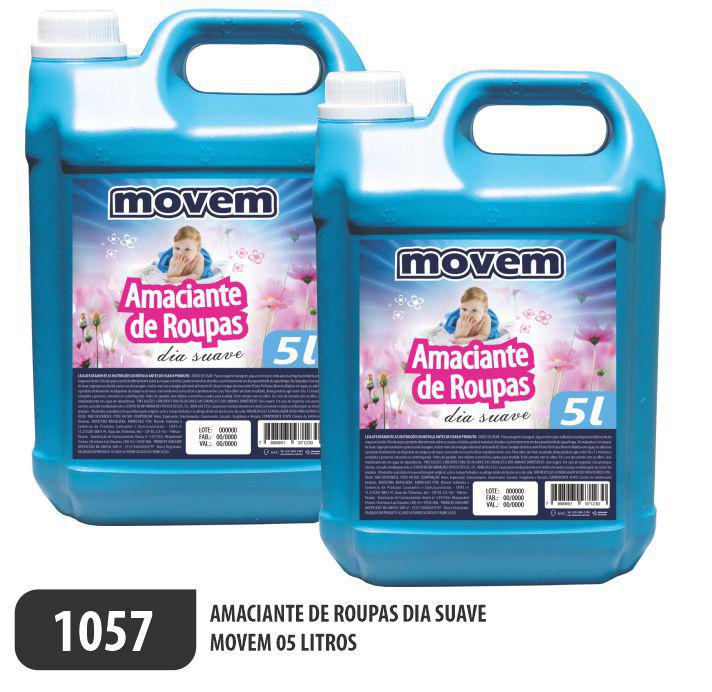 1057-PP-Q2 - Amaciante de Roupas Dia Suave Movem 05 Litros