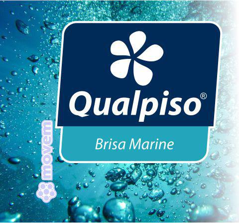 1303 - Limpador Perfumado Qualpiso Movem - Brisa Marine - Q1 - P1 - Movem