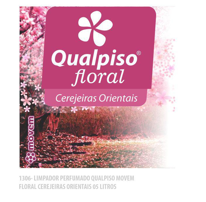 1306-PP-Q1 - Limpador Perfumado Qualpiso Movem - Cerejeiras Orientais