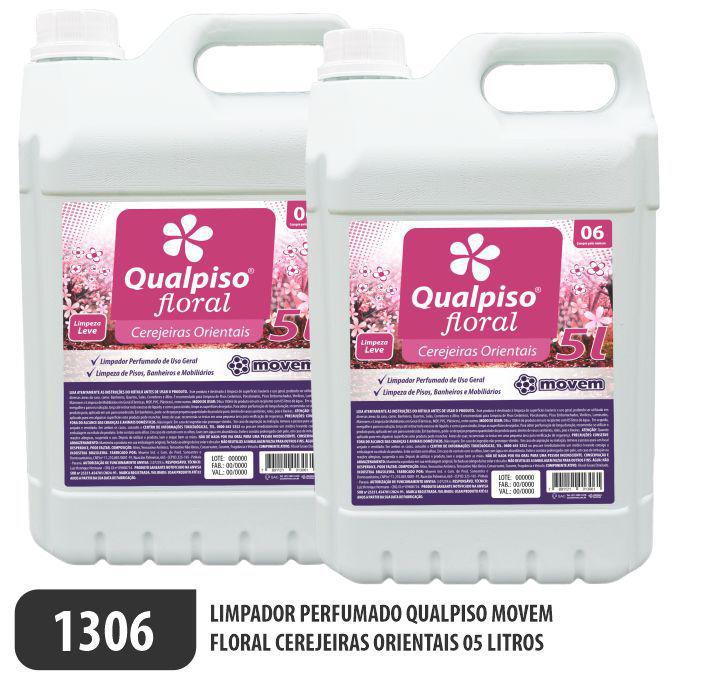 1306-PP-Q2 - Limpador Perfumado Qualpiso Movem - Cerejeiras Orientais