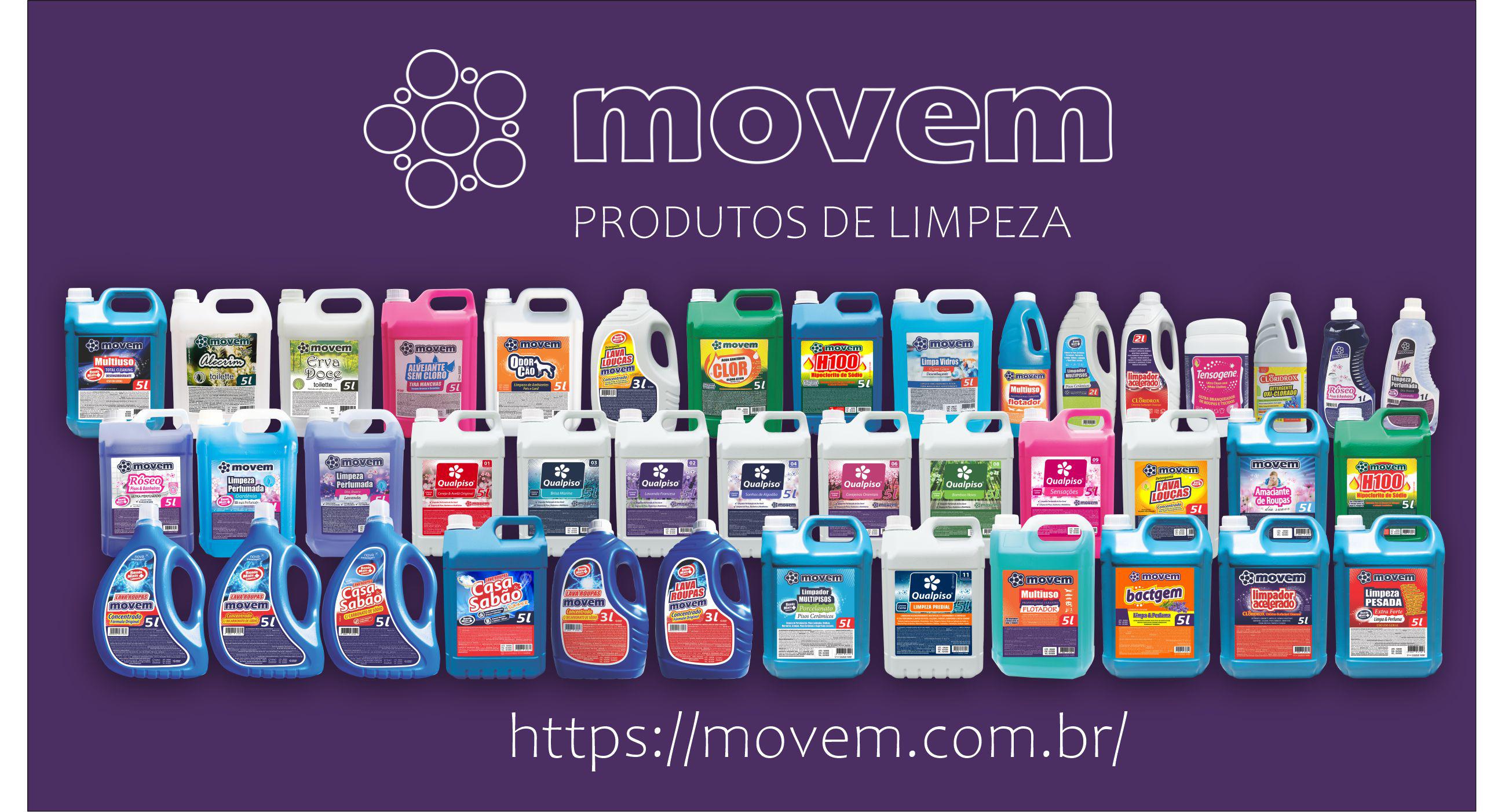 Movem Produtos de Limpeza