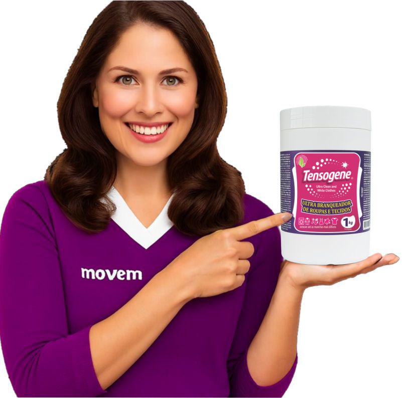 Tensogene Ultra Branqueador de Roupas e Tecidos